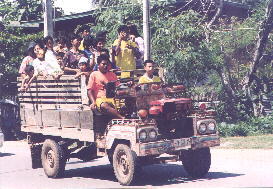 ländlicher Transport